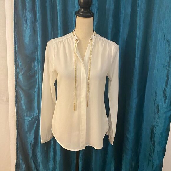 Michael Kors white blouse, XS - Picture 1 of 8